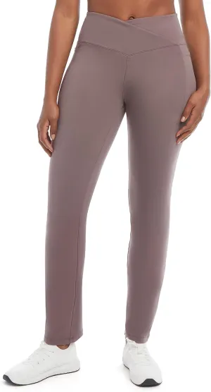 Danskin Women's Studio Cross Waist Flare Yoga Pant
