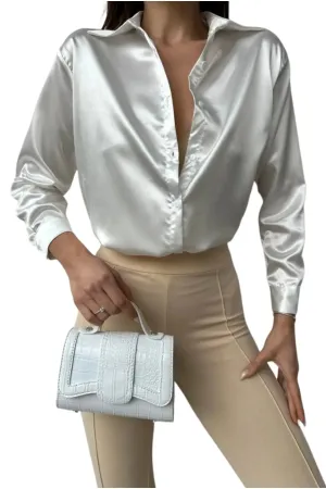 Ecru Button Down Shirt
