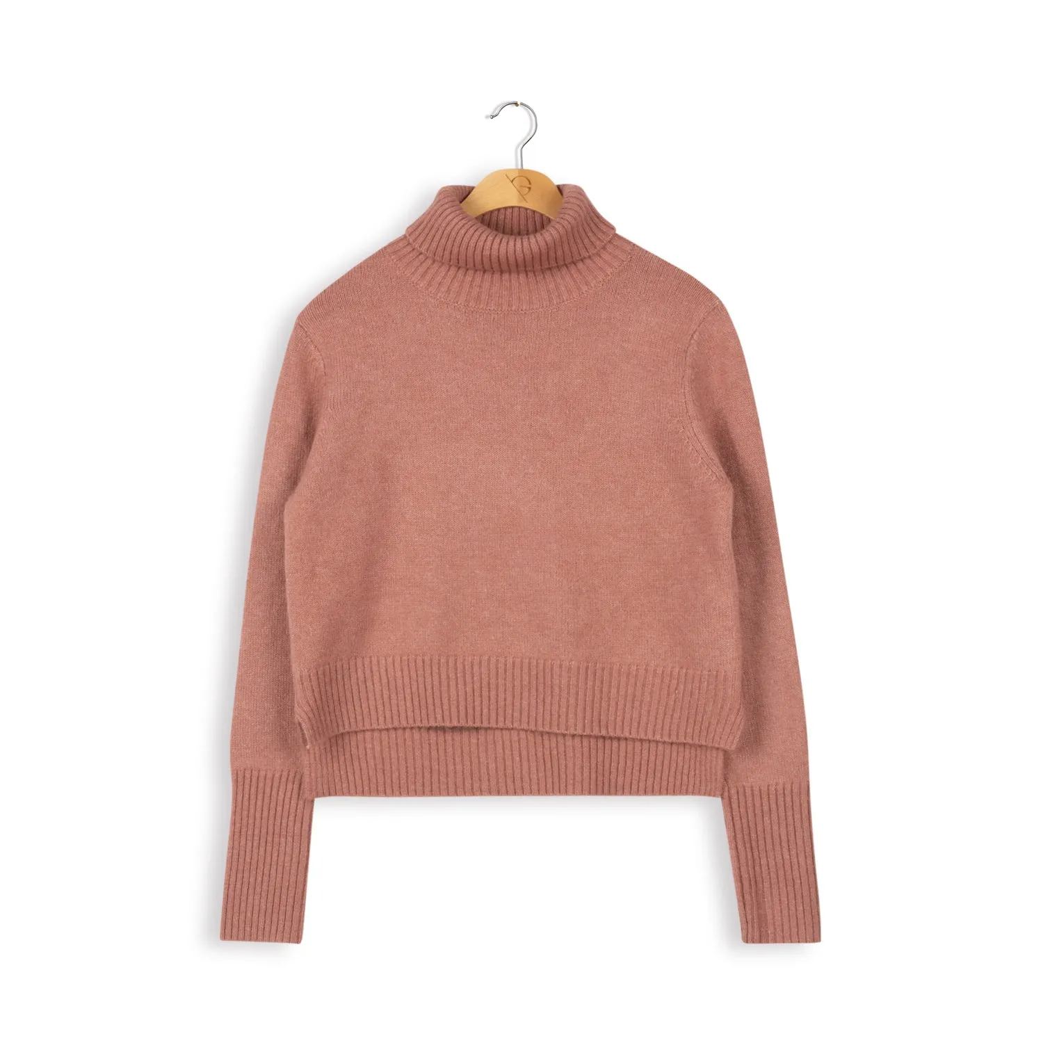 element turtleneck hi/low sweater