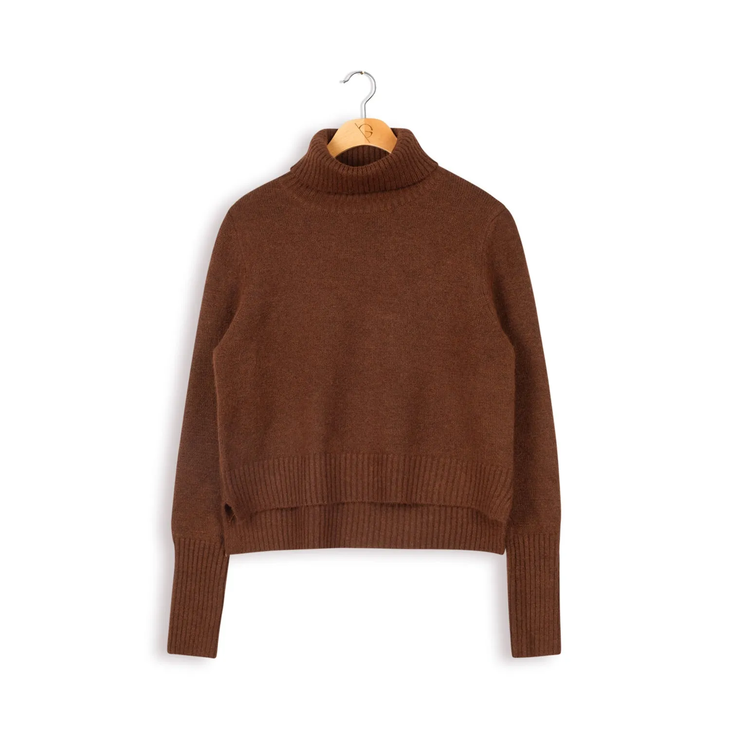 element turtleneck hi/low sweater