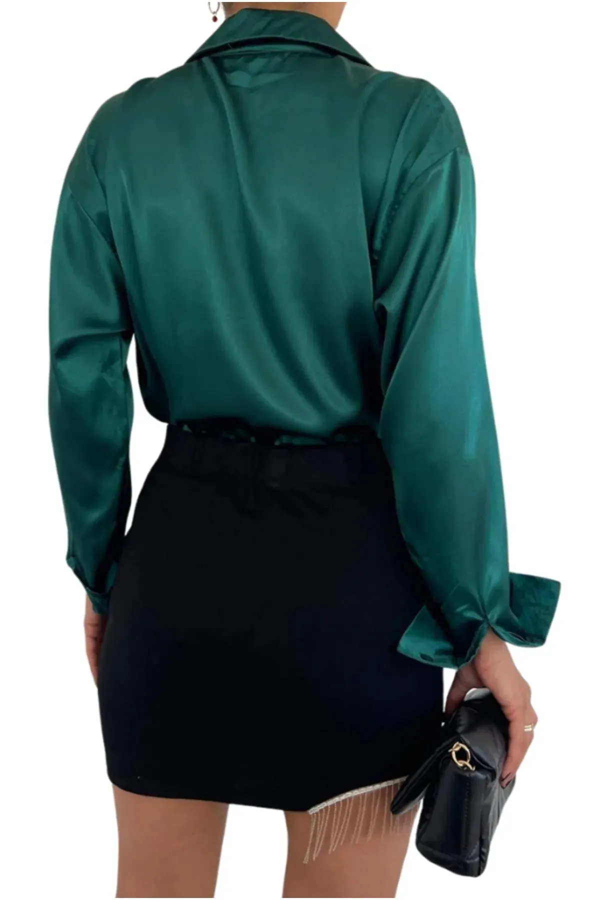 Emerald Green Button Down Shirt