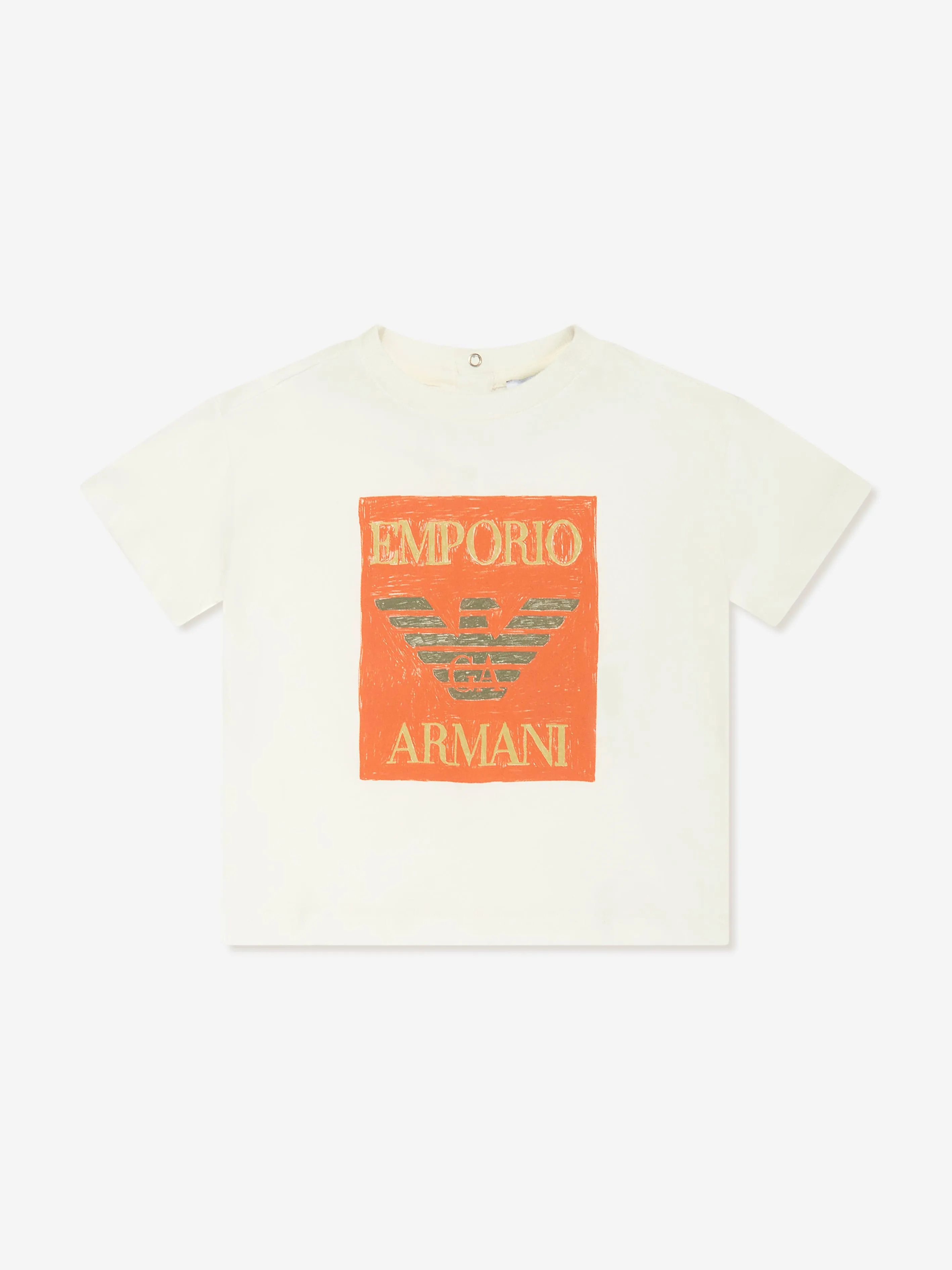 Emporio Armani Baby Boys 2 Pack T-Shirt Set in Multicolour