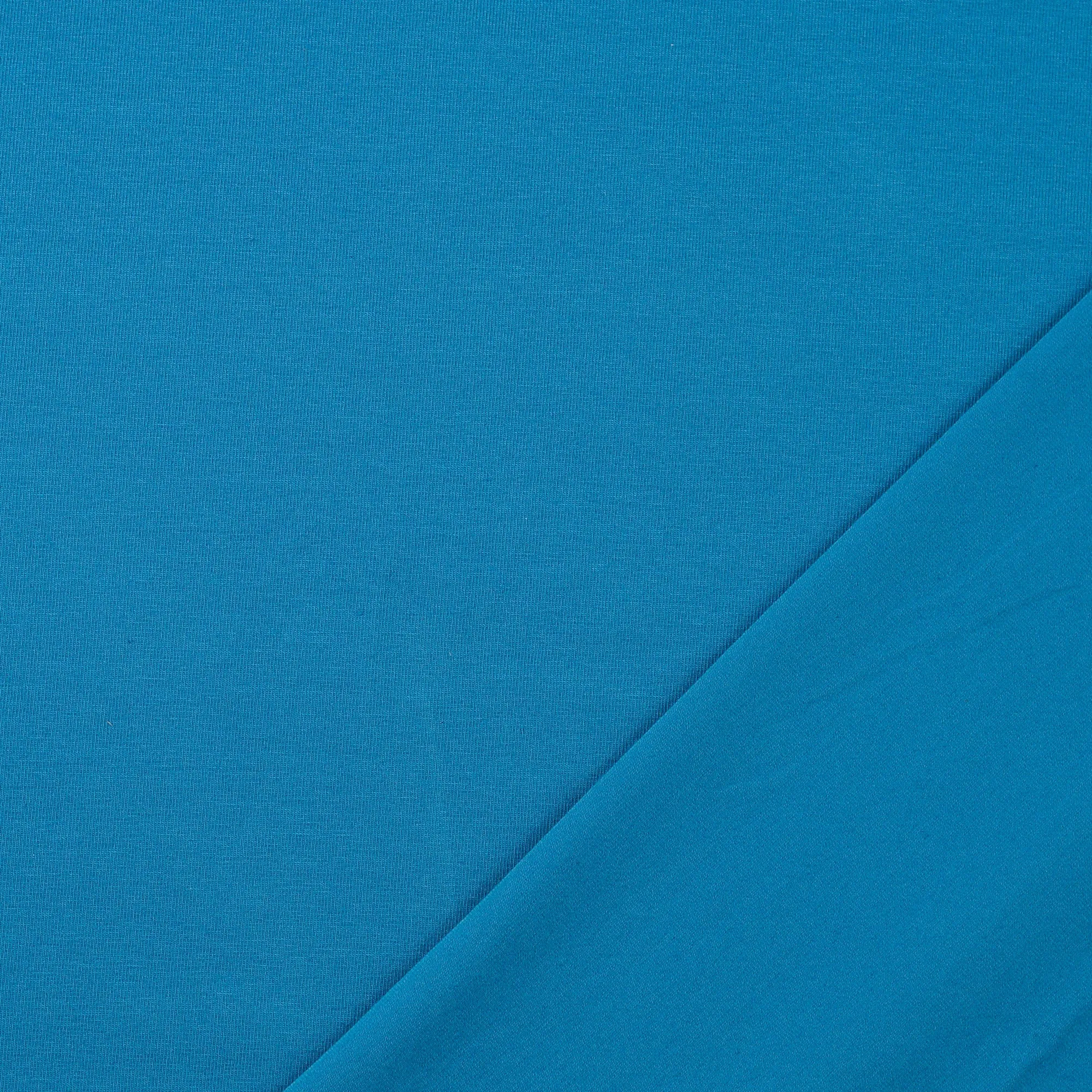 Essential Chic Ocean Blue Cotton Jersey Fabric