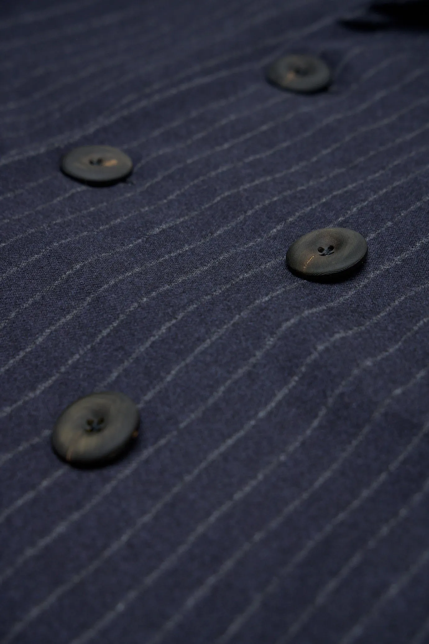 EV8J10  Handmade Elongated Double-Breasted, 6 Buttons, Double Vent Tailored Jacket