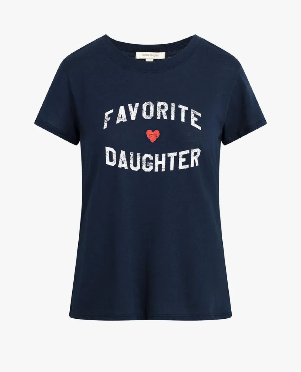 Favorite Daughter Tee Navy