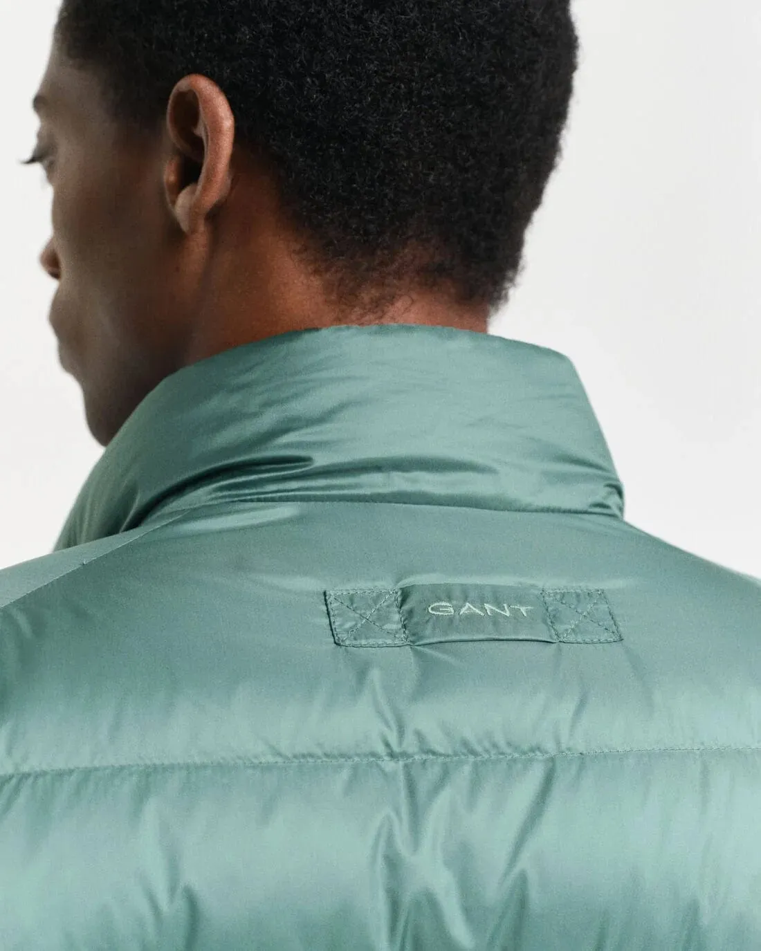 GANT Light Down Jacket in Woody Green