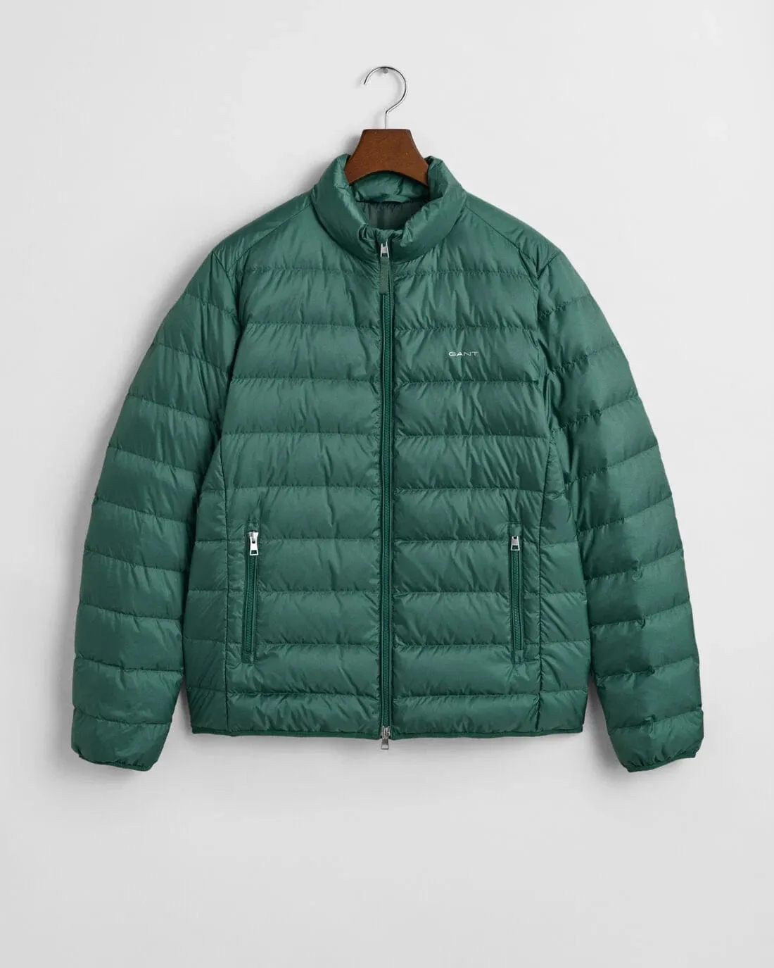 GANT Light Down Jacket in Woody Green
