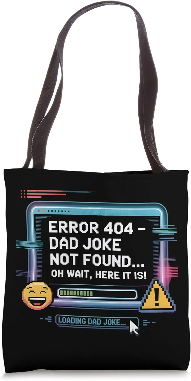 Geek Dad Nerd Funny Fathers Day IT professional Men Tote Bag