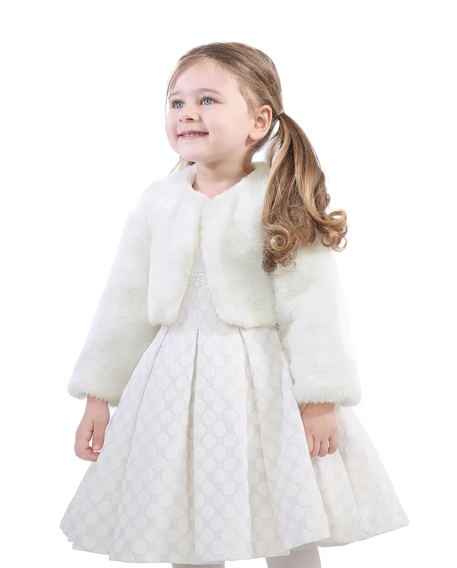 Girls Cozy Crewneck Bolero Cardigan