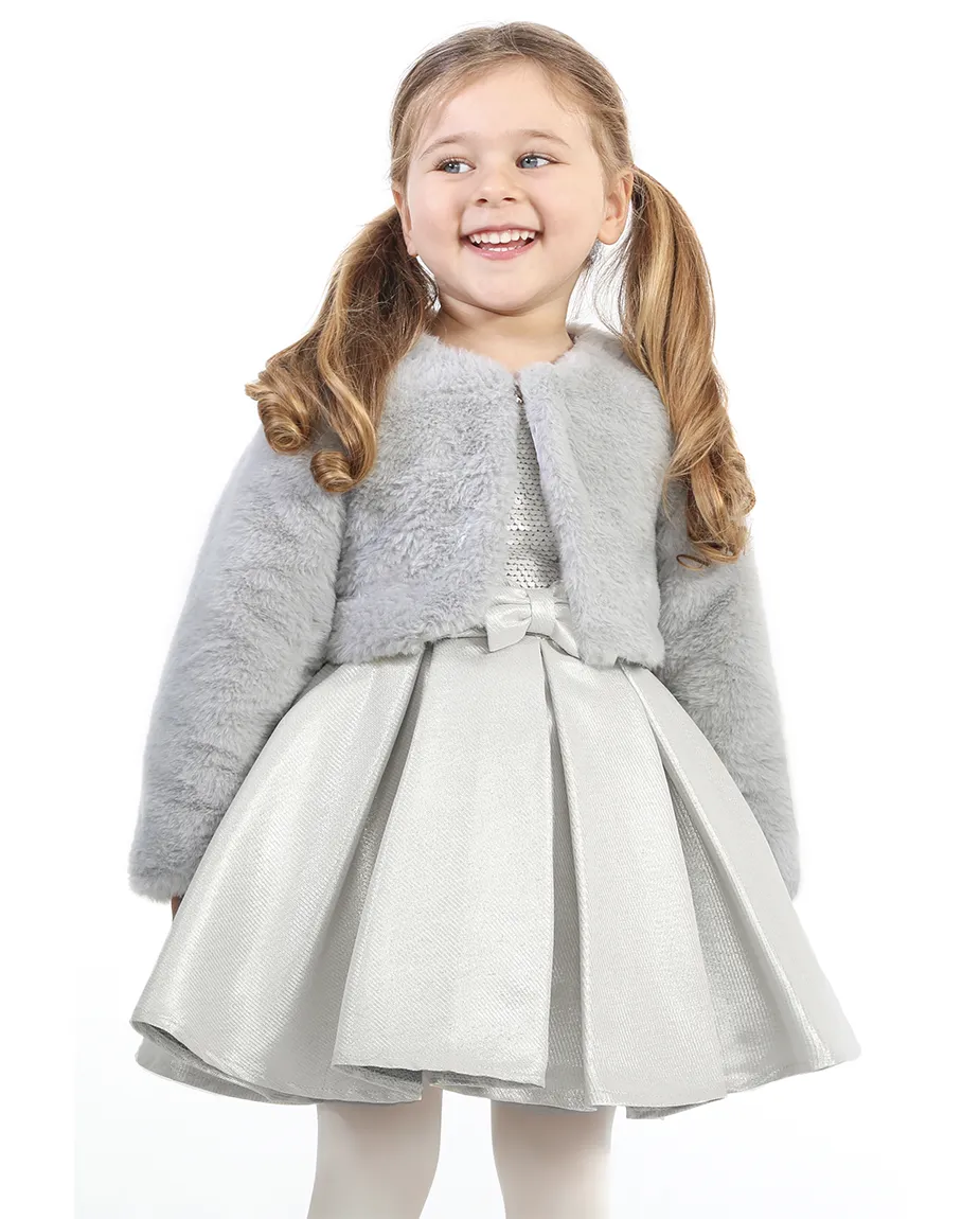 Girls Cozy Crewneck Bolero Cardigan