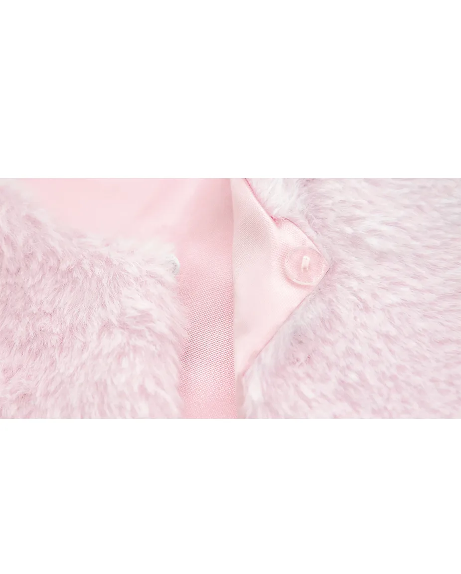 Girls Cozy Crewneck Bolero Cardigan