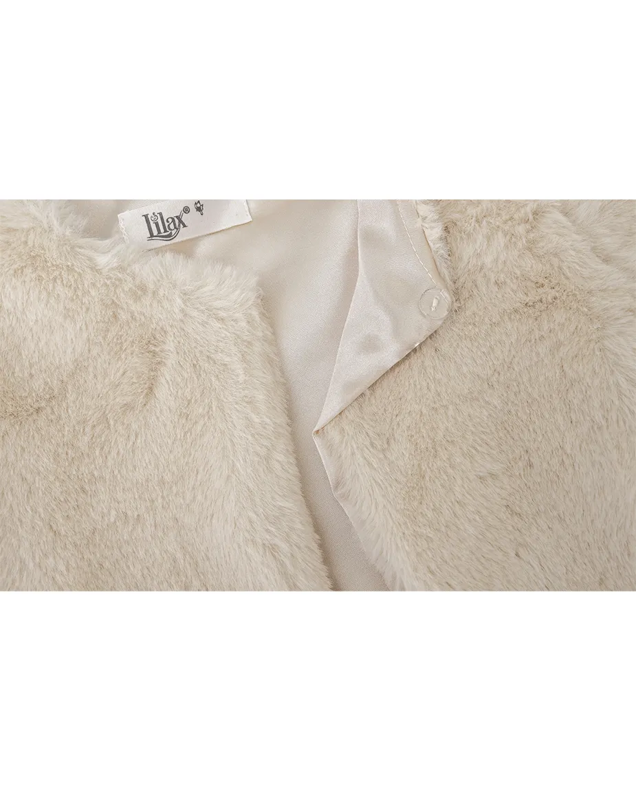 Girls Cozy Crewneck Bolero Cardigan