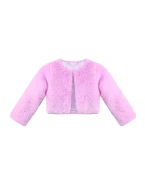 Girls Cozy Crewneck Bolero Cardigan
