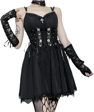 Goth Dress for Teen Girls Juniors Or Women for Cocktail Evening Party