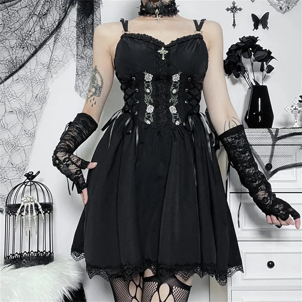 Goth Dress for Teen Girls Juniors Or Women for Cocktail Evening Party