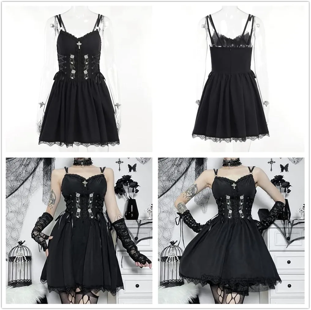 Goth Dress for Teen Girls Juniors Or Women for Cocktail Evening Party