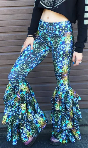 Green Liquid Light Pirate Pants