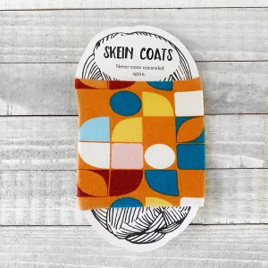 Groovy Retro Print Skein Coat
