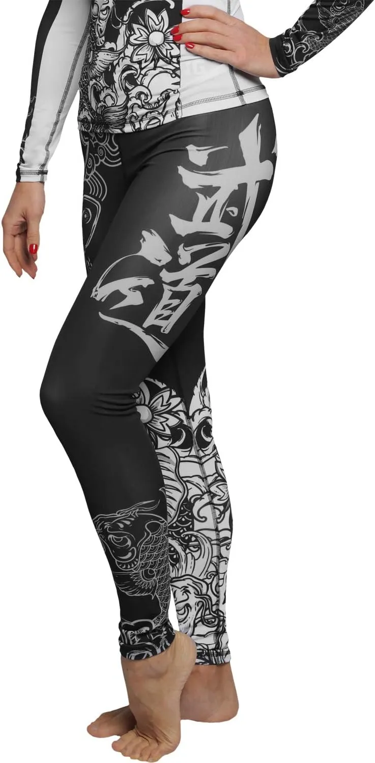 Hardcore Training Leggings Women Compression Pants Fitness Yoga Pilates Gym Running No Gi Base Layer