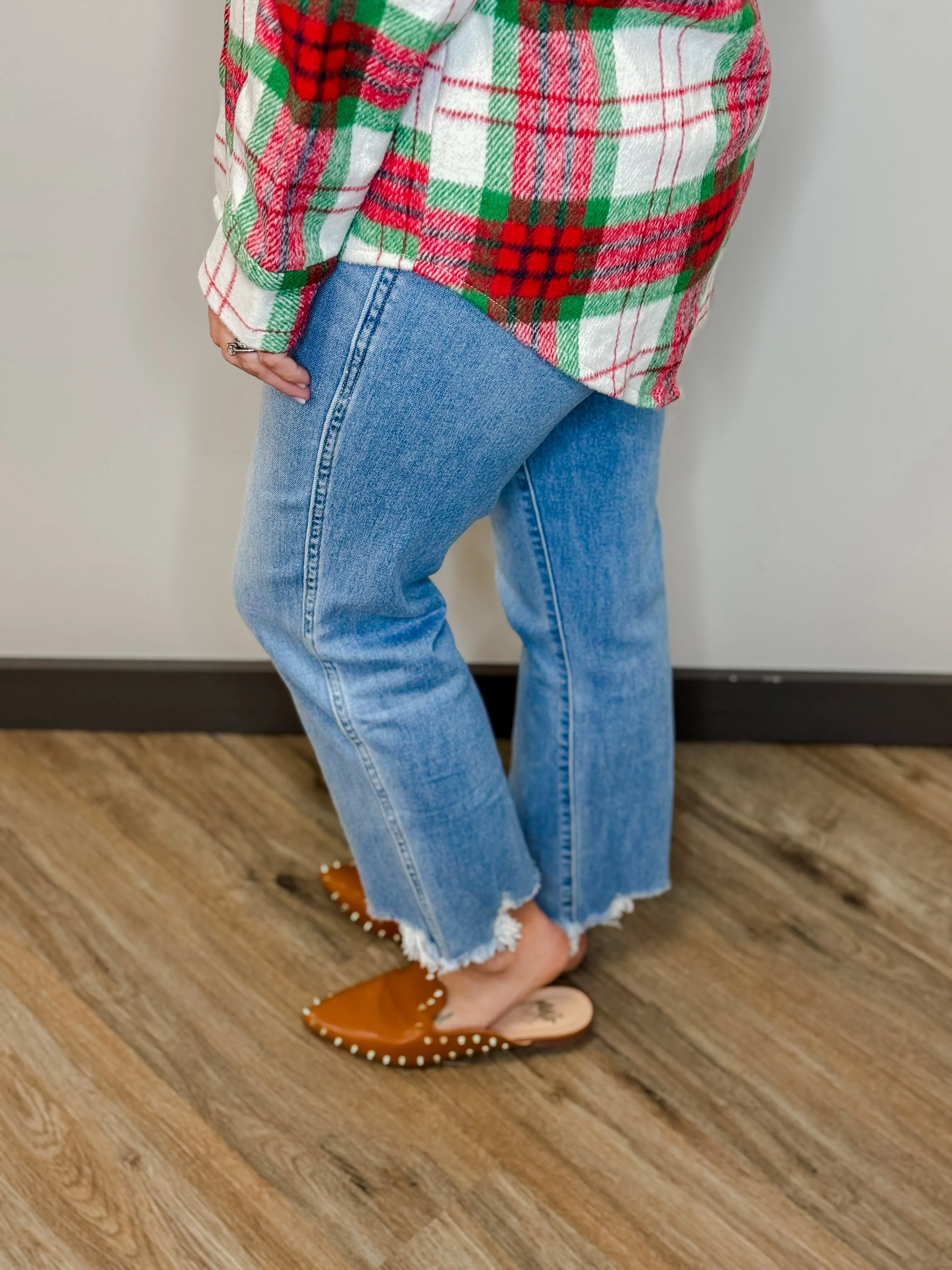 High Rise Regular Straight Leg Jean