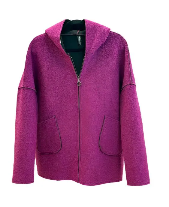 Jacket Wool High Low