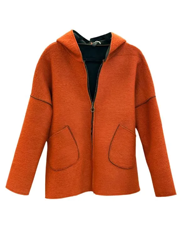 Jacket Wool High Low