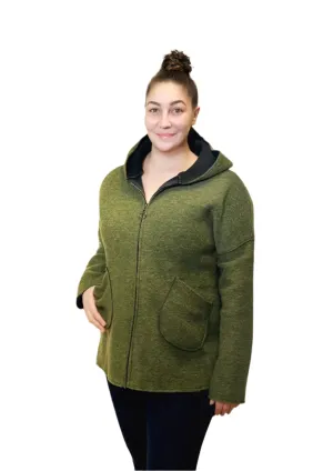Jacket Wool High Low