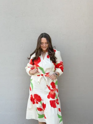 Kylie Floral Midi Dress