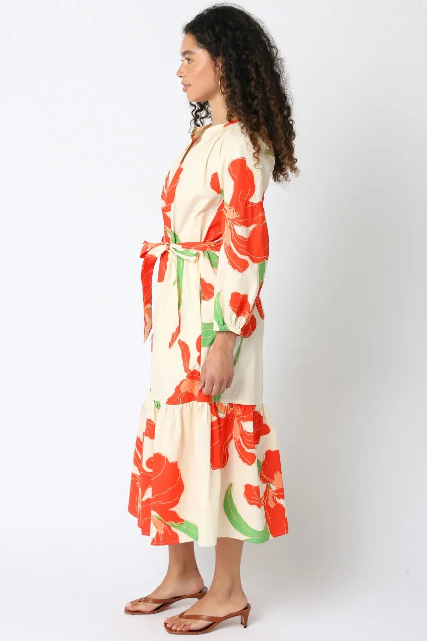 Kylie Floral Midi Dress