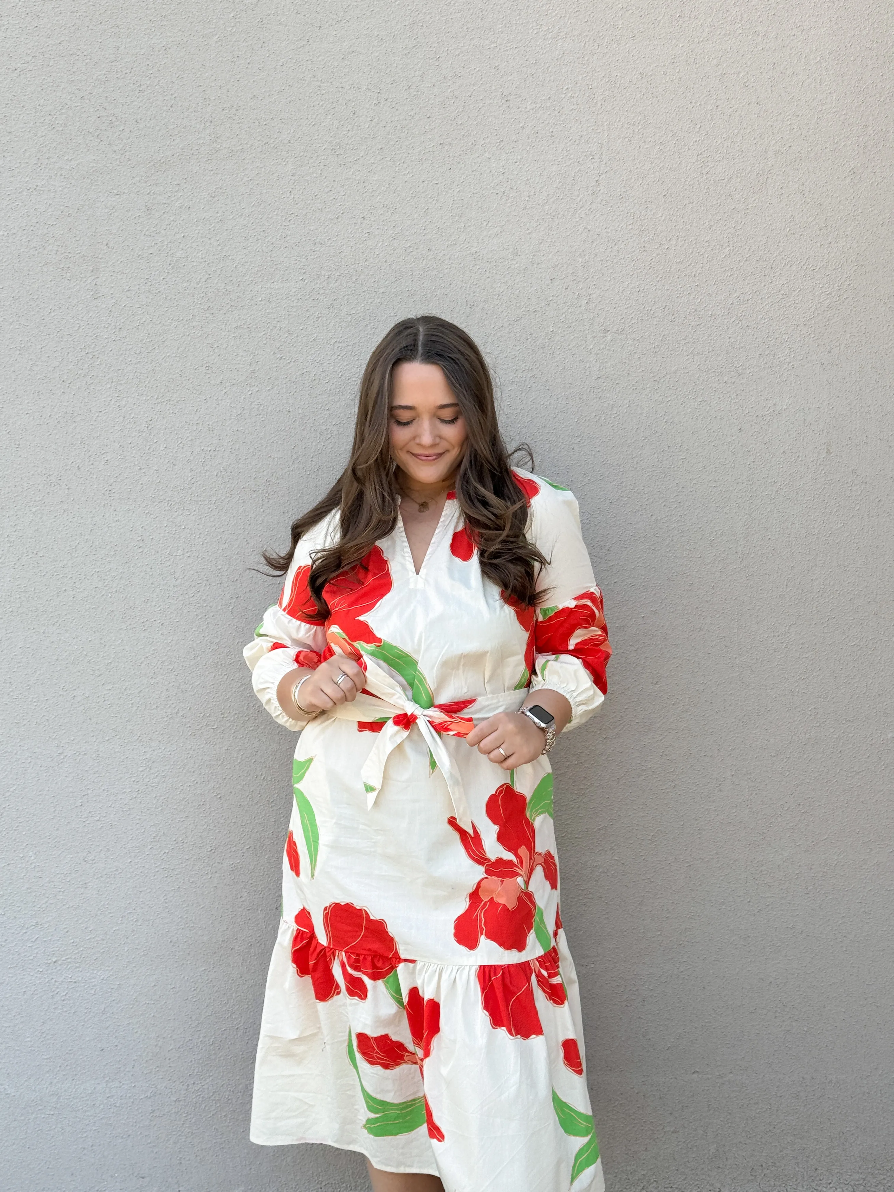 Kylie Floral Midi Dress
