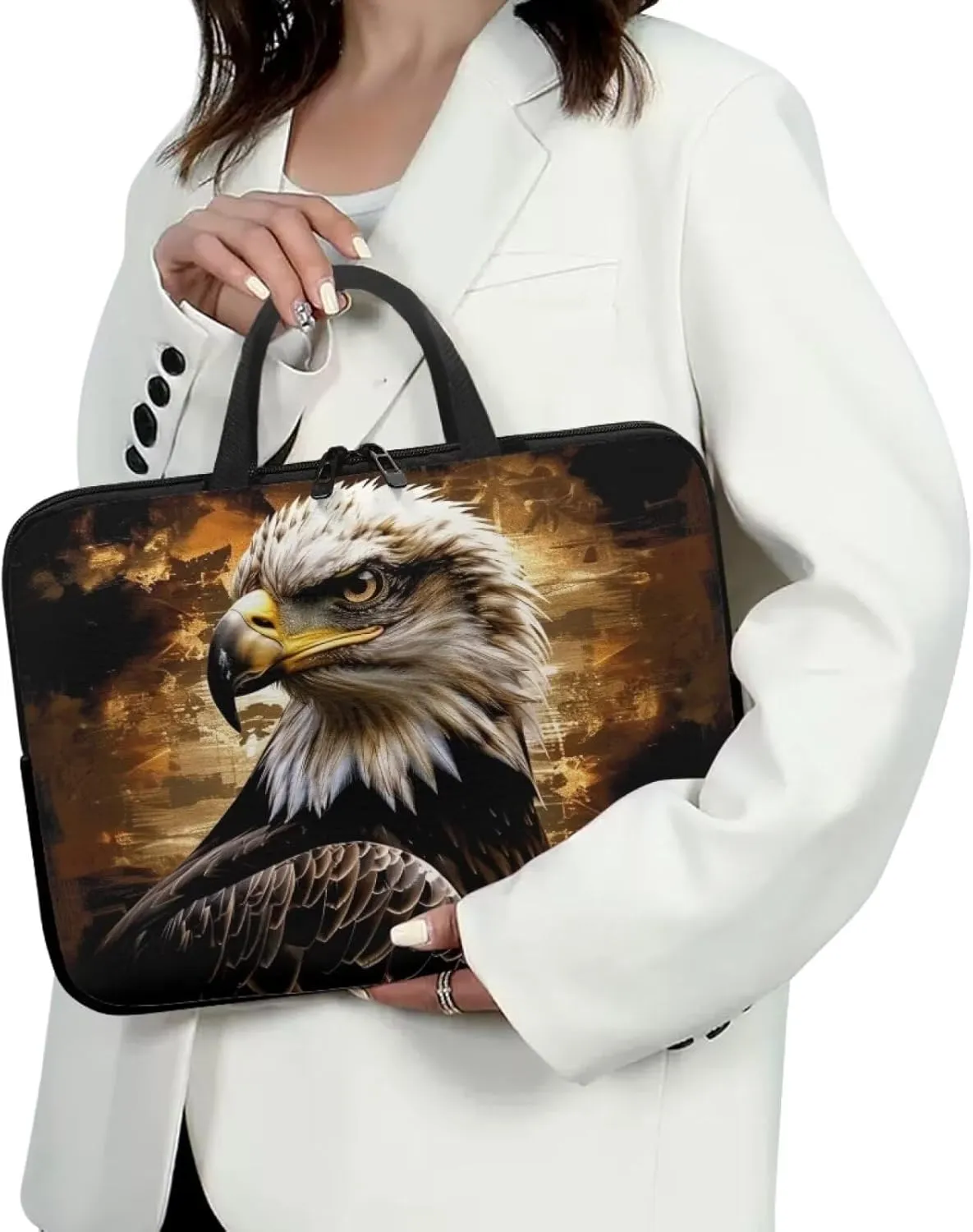 Laptop Bag for Men Women Tote Work Professional Computer Briefcase Waterproof Handbag Large