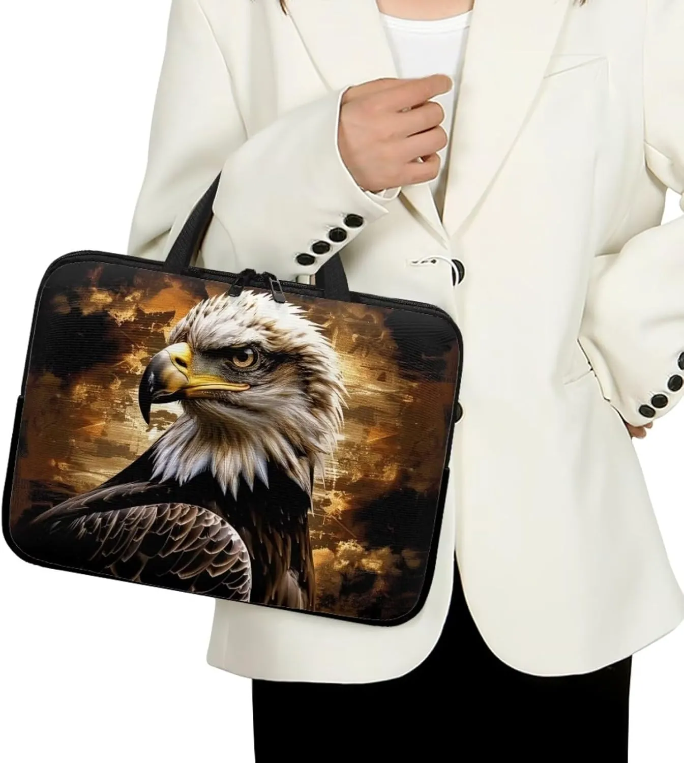 Laptop Bag for Men Women Tote Work Professional Computer Briefcase Waterproof Handbag Large