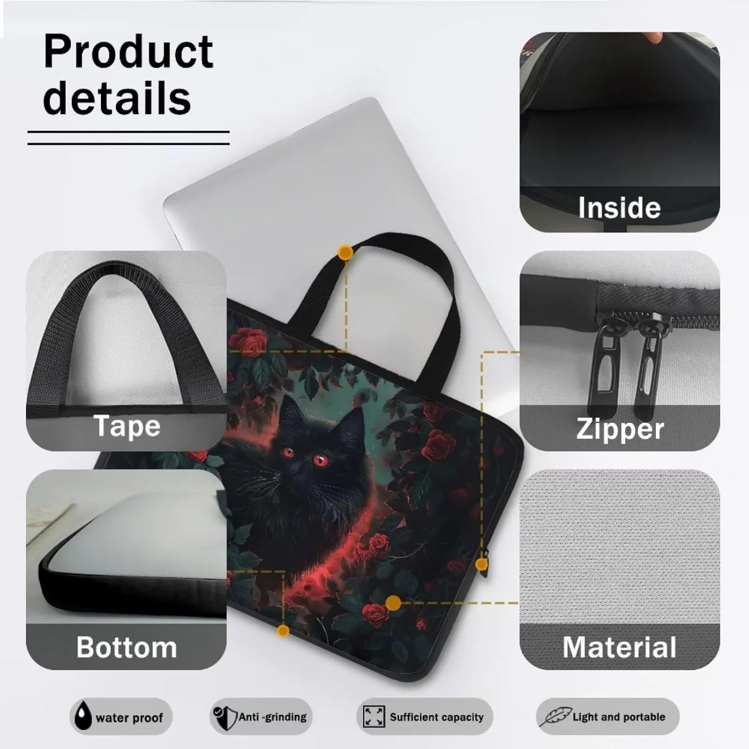 Laptop Bag for Women Work Tote Laptop for Computer Bag Business Office Professional Large Capacity Handbag Bag