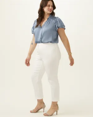 Lauren Ankle Pant | White