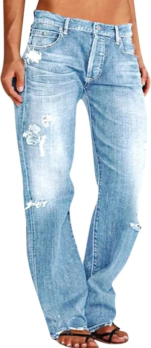 LCMTWX Skinny Jeans for Women Denim Bib Women's Fashion Bib Rompers Pants Women's Jeans Stretchy Raw Hem High Rise Jeans