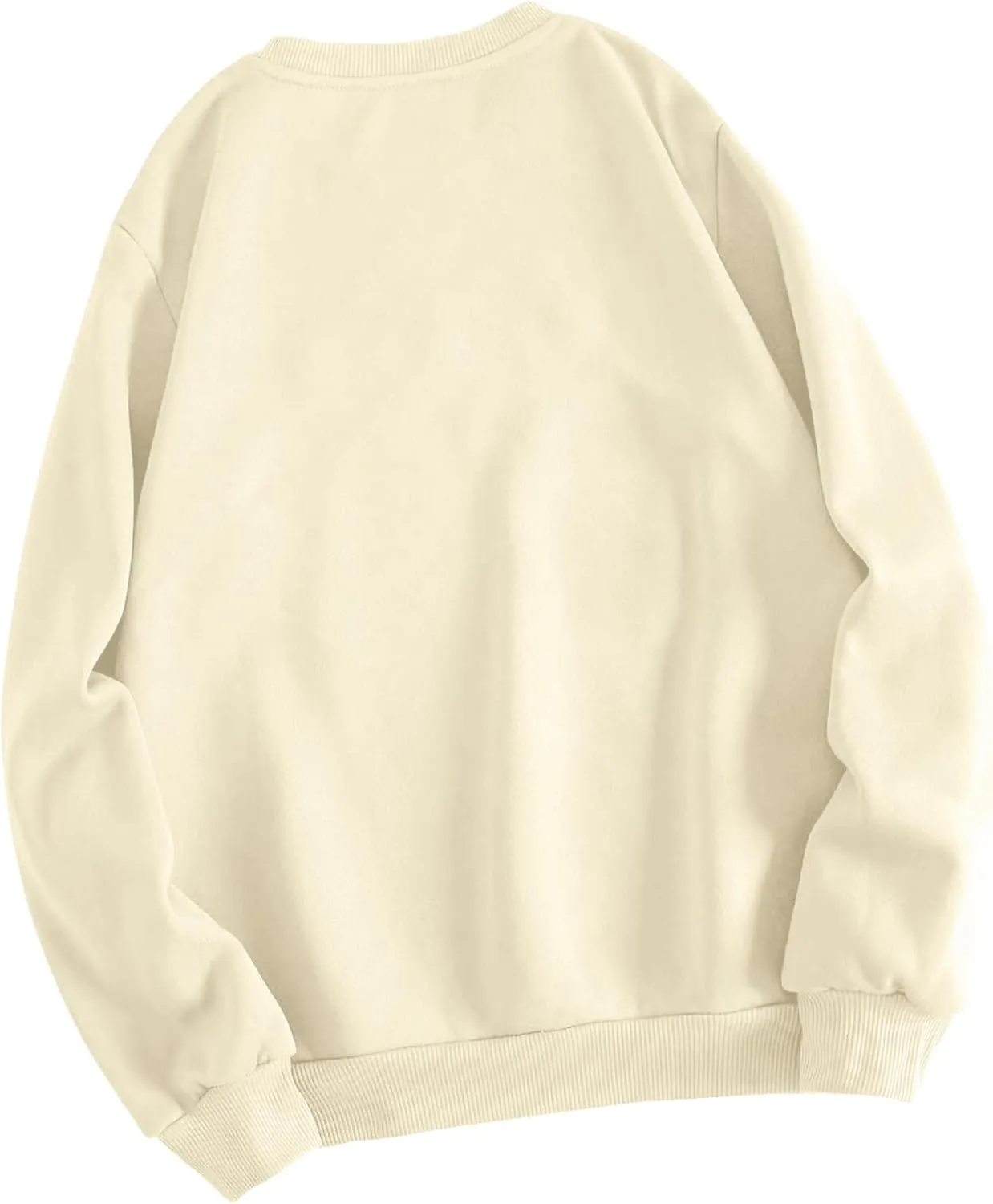 LovelyWholesale Women Graphic Crew Neck Sweatshirts Causal Long Sleeve Pullover Tops