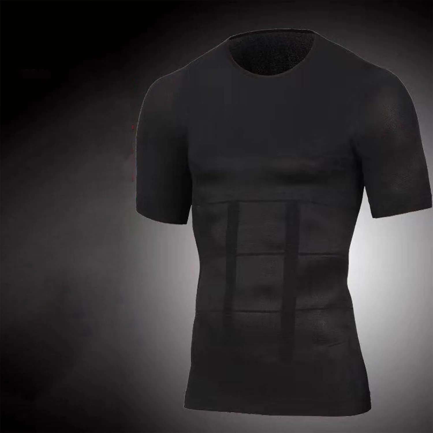 Maiyifu-GJ 5 Pack Men's Sleeveless Compression Shirts Athletic Workout Slimming Tank Top Running Undershirts Shapewear Vest