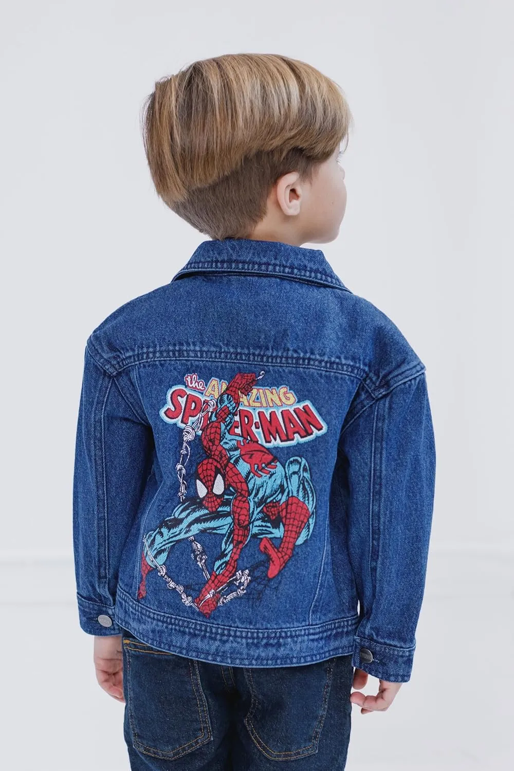 Marvel Spider-Man Denim Jacket Toddler to Big Kid