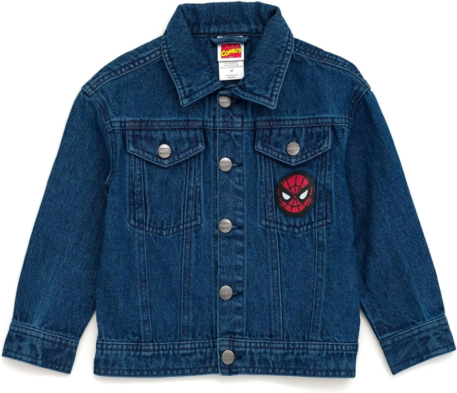 Marvel Spider-Man Denim Jacket Toddler to Big Kid