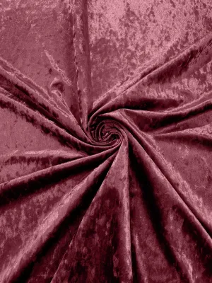 Mauve Crushed Velvet Fabric/58 Inches Wide/Cosplays.