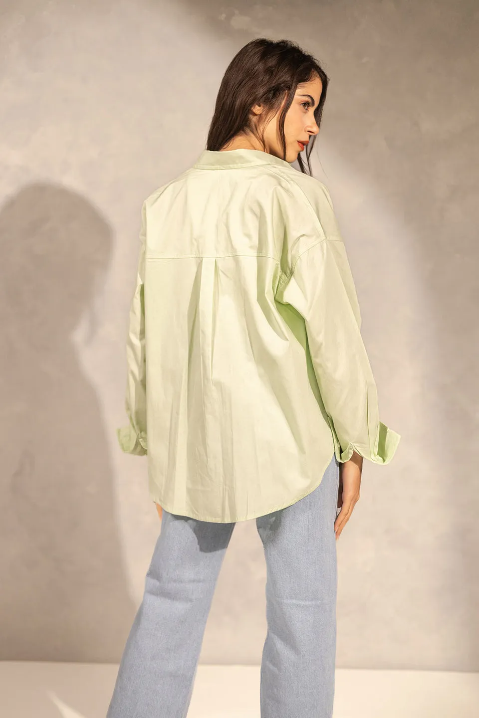 Mint Long Sleeves Shirt