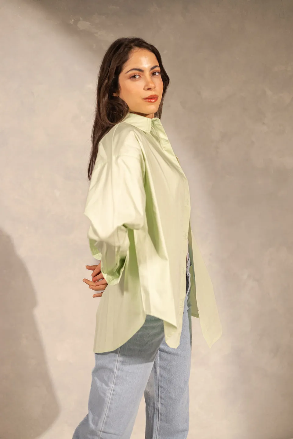 Mint Long Sleeves Shirt