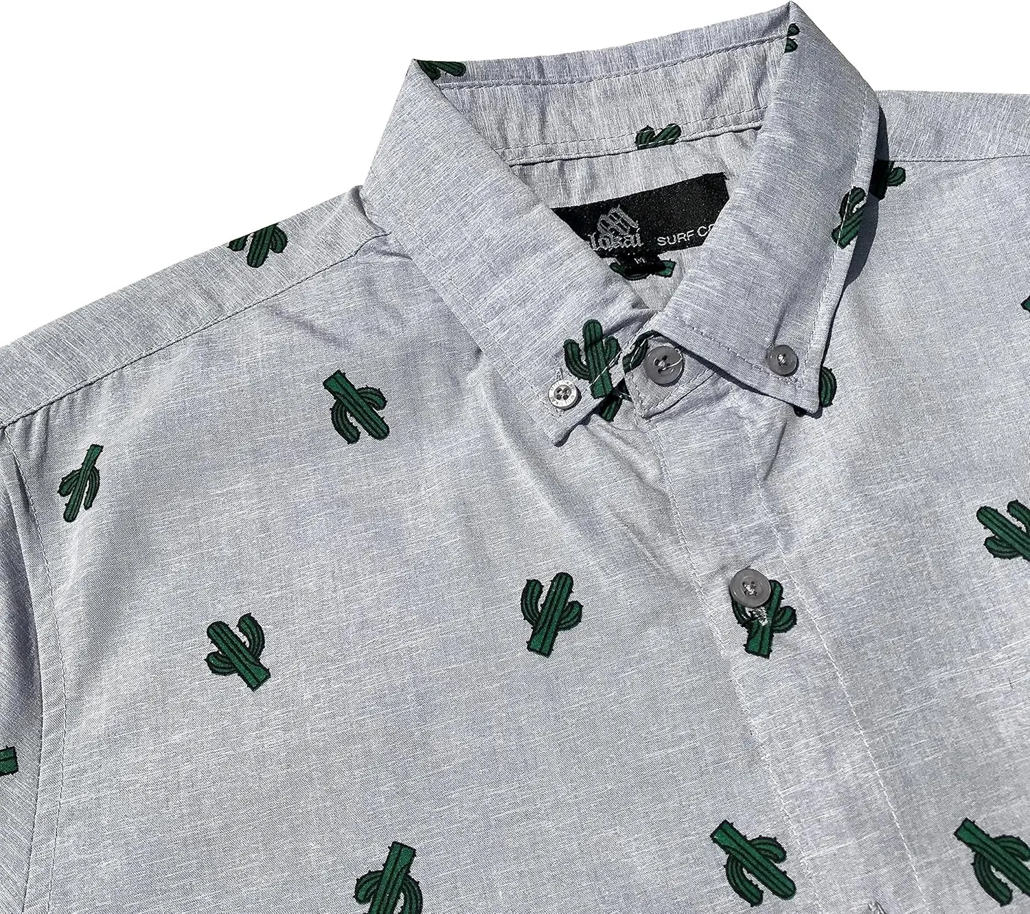 Molokai Surf Button Down Slim Fit Hawaiian Short Sleeve Shirts
