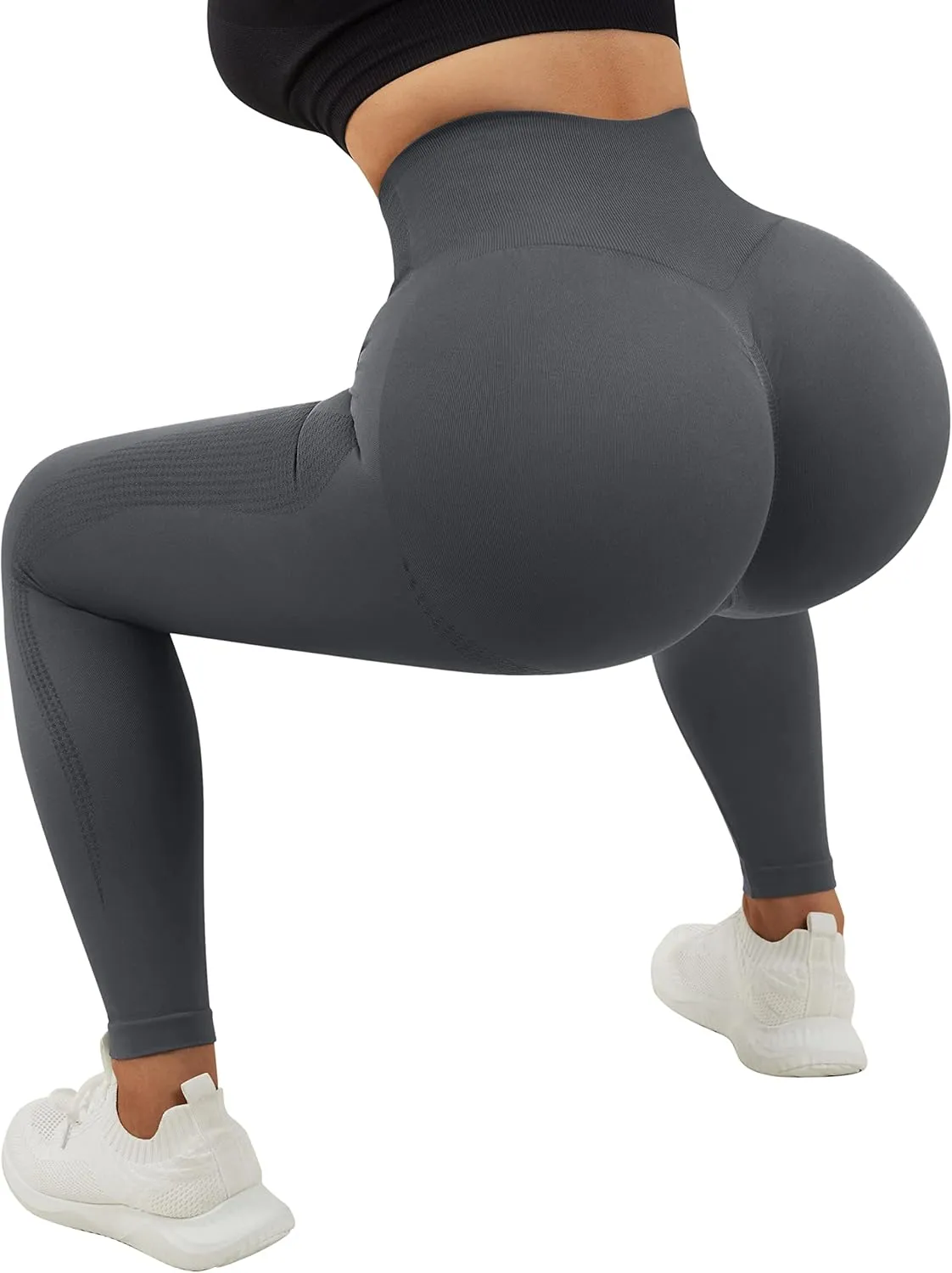 MOSHENGQI Scrunch Butt Leggings for Women Seamless High Waisted Slimming Workout Gym Yoga Pants