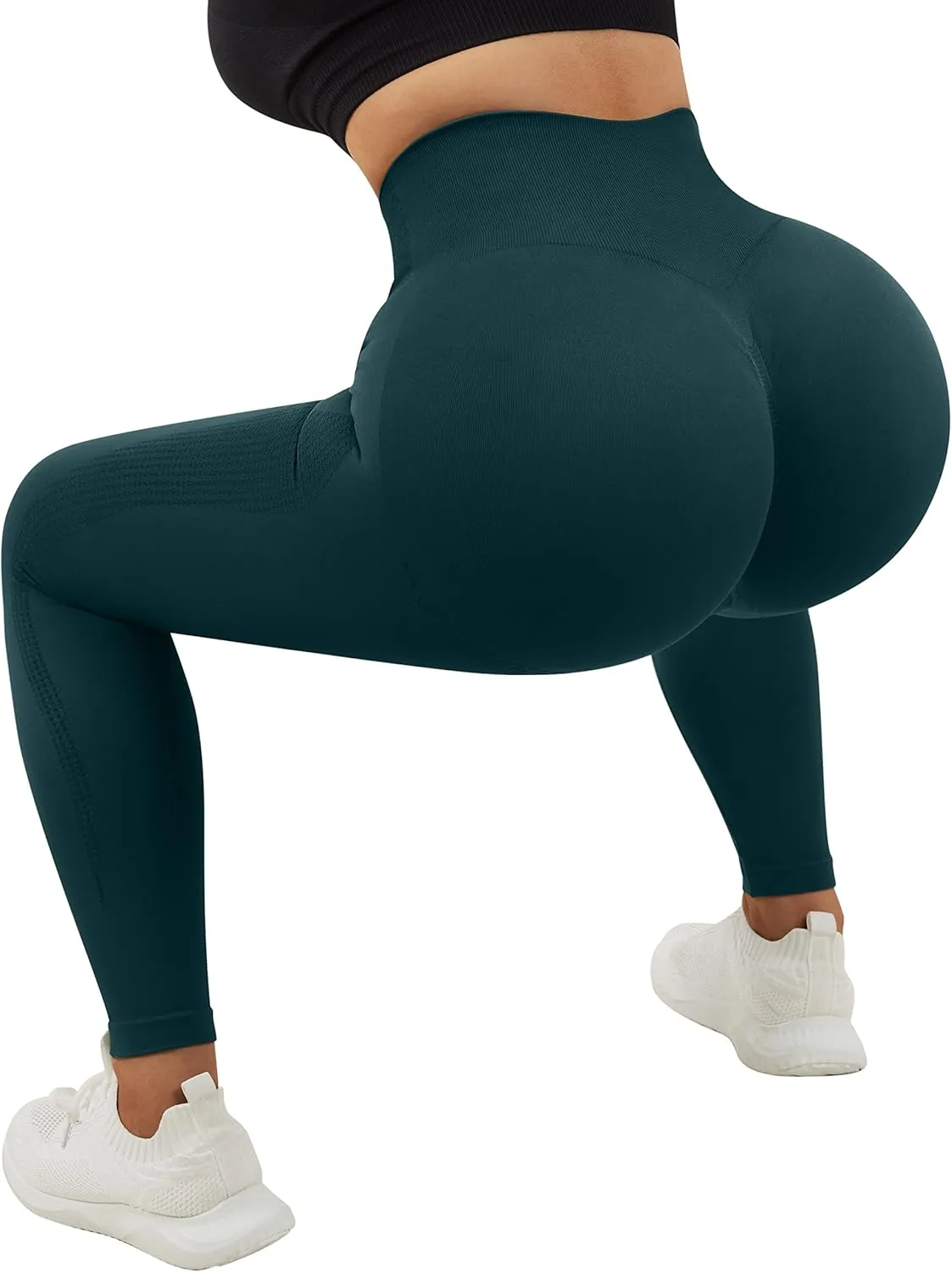 MOSHENGQI Scrunch Butt Leggings for Women Seamless High Waisted Slimming Workout Gym Yoga Pants