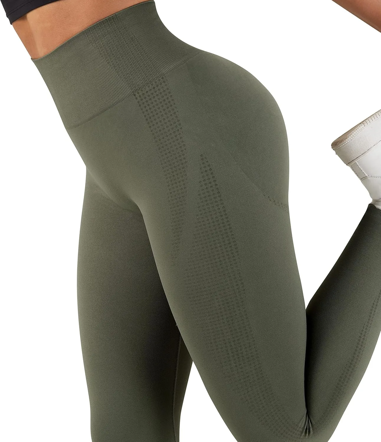 MOSHENGQI Scrunch Butt Leggings for Women Seamless High Waisted Slimming Workout Gym Yoga Pants