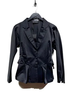 Narciso Rodriguez Black Cotton Blend Cut Out Blazer