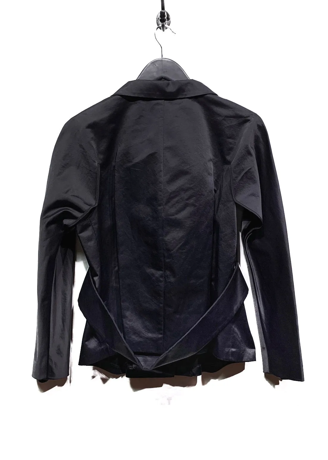 Narciso Rodriguez Black Cotton Blend Cut Out Blazer