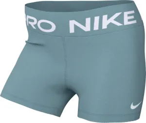 Nike ProWomen's 3" Shorts (Denim Turquoise/White, CZ9857-464)
