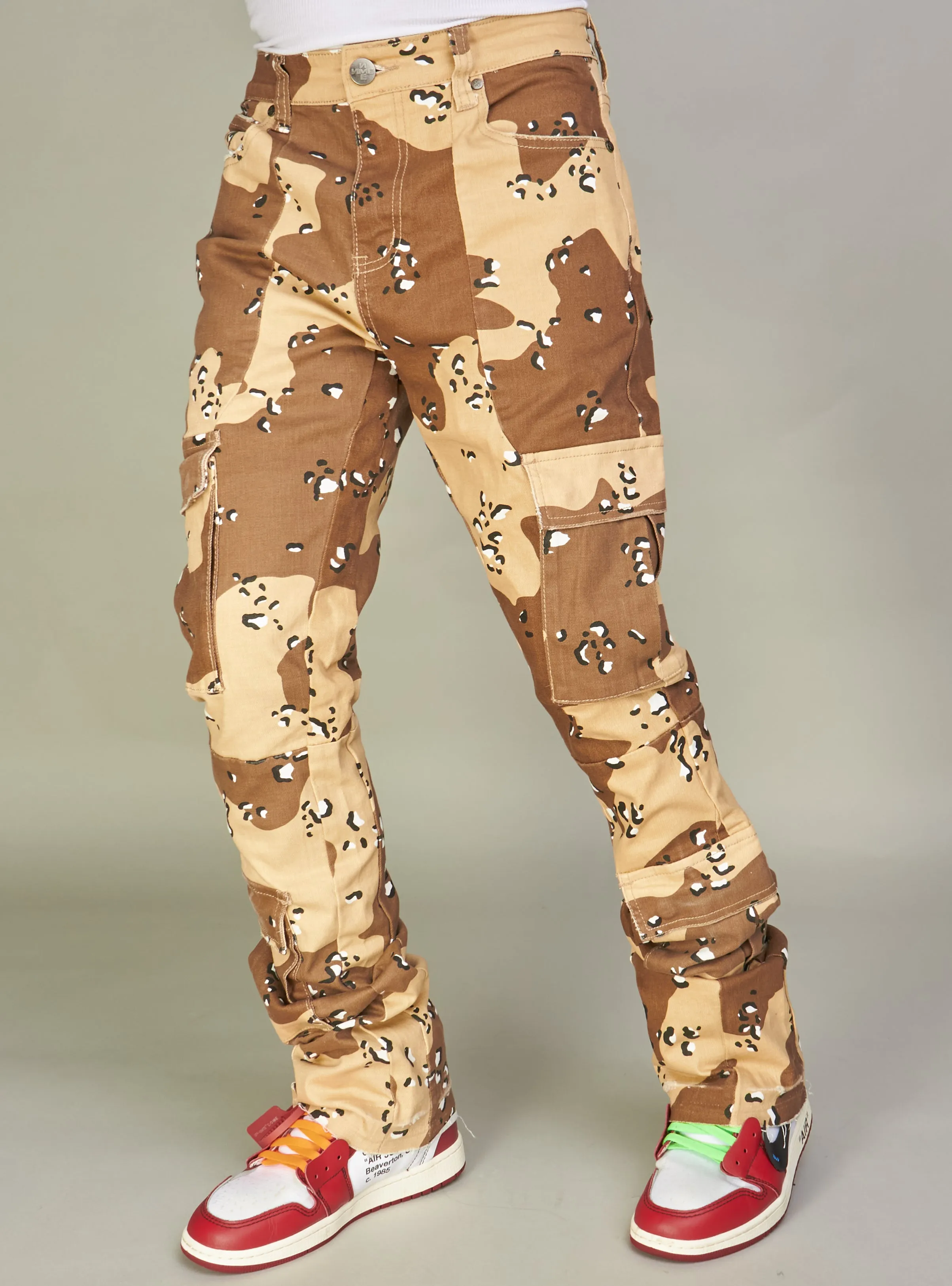 NME Jeans - Ross - Stacked Cargo - Desert Camo - 501